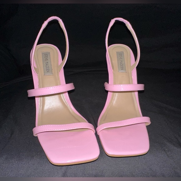 Steve Madden Pink Gracey Heeled Sandal - Picture 8 of 10
